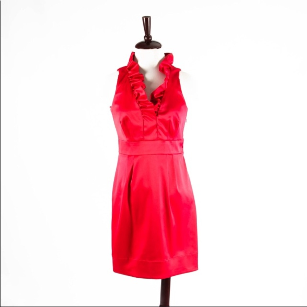 Just Taylor Petite, Ruffle dress size 6